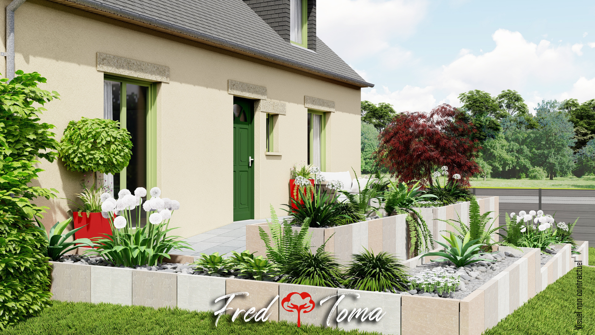 Fred Toma Amenagements Exterieurs A La Chapelle Des Fougeretz PACK PHOTO 3